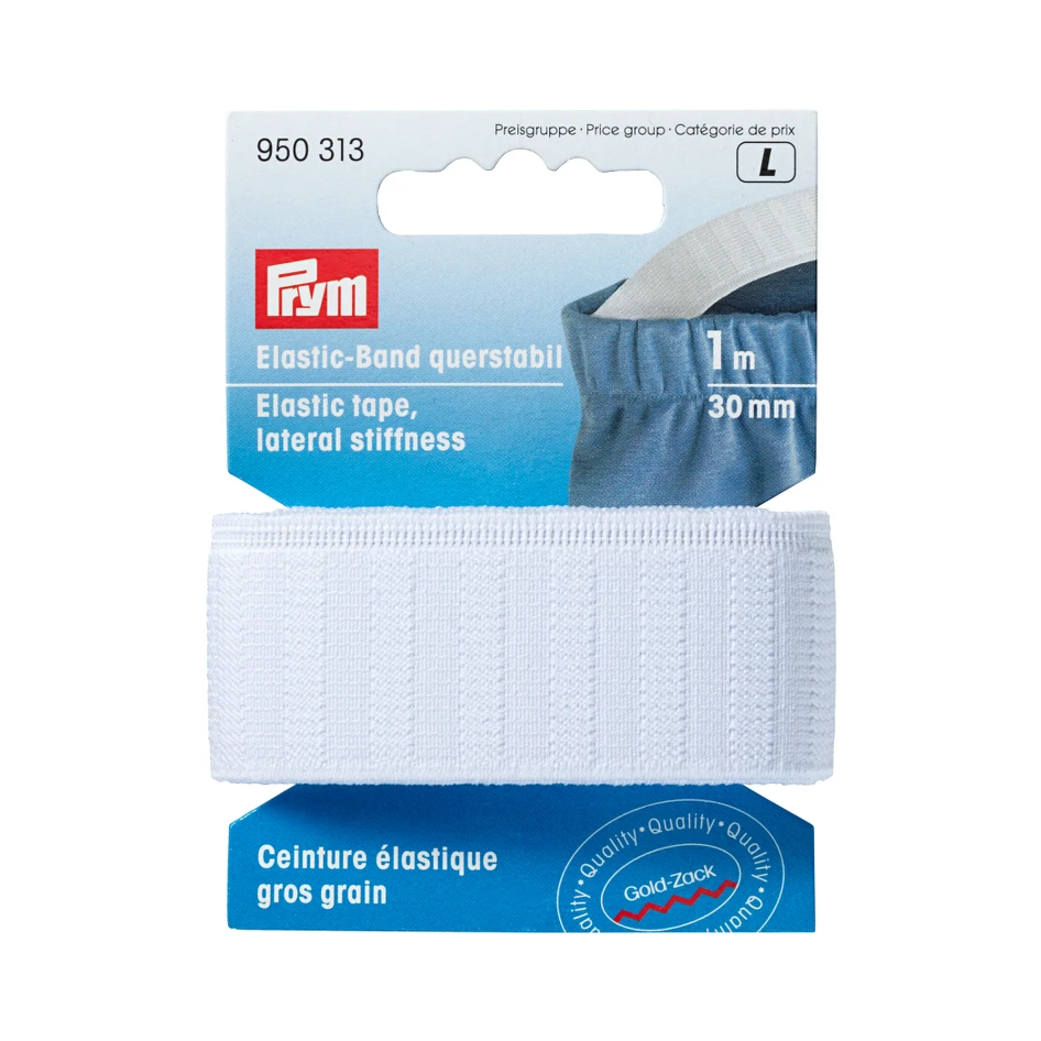 Prym Elastic With Lateral Stiffness, 30mm Wide 1 Prym Elastic With Lateral Stiffness, 30mm Wide