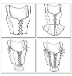 Butterick 4669 Misses' Historical Corsets Pattern -Jaycotts Shop B4669a