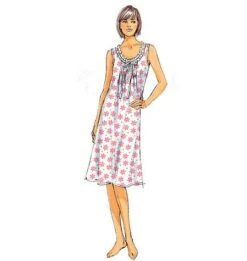 Butterick 5792 Misses' Nightwear Pattern Top, Gown And Pants 11 Butterick 5792 Misses' Nightwear Pattern Top, Gown And Pants -Jaycotts Shop B5792b