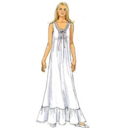 Butterick 5792 Misses' Nightwear Pattern Top, Gown And Pants 12 Butterick 5792 Misses' Nightwear Pattern Top, Gown And Pants -Jaycotts Shop B5792c