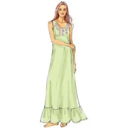 Butterick 5792 Misses' Nightwear Pattern Top, Gown And Pants 10 Butterick 5792 Misses' Nightwear Pattern Top, Gown And Pants -Jaycotts Shop B5792e