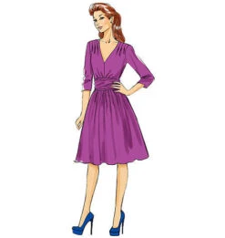 Butterick 5850 Misses' Dress Pattern | Easy -Jaycotts Shop B5850f