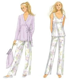 Butterick 5963 Misses' Pattern Sleepwear Set Pattern | Easy 18 Butterick 5963 Misses' Pattern Sleepwear Set Pattern | Easy -Jaycotts Shop B5963h