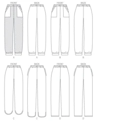 Butterick 6137 Misses' Pants Pattern | Very Easy -Jaycotts Shop B6137h