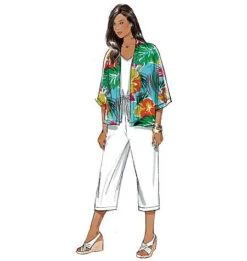 Butterick 6224 Women's Kimono And Jumpsuit Pattern -Jaycotts Shop B6224 full 5