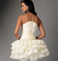 Butterick B6338 Curved-Hem Corsets And Skirts Pattern -Jaycotts Shop B6338 full 2