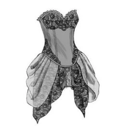 Butterick B6338 Curved-Hem Corsets And Skirts Pattern -Jaycotts Shop B6338 full 5