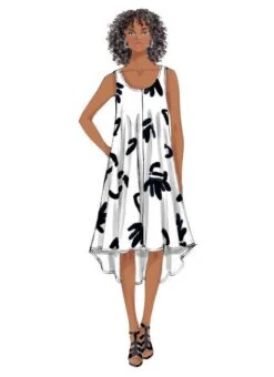 Butterick 6350 Sleeveless And Cold Shoulder Dresses Pattern -Jaycotts Shop B6350 full 4