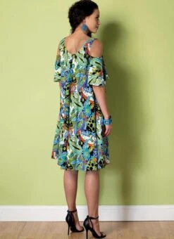 Butterick 6350 Sleeveless And Cold Shoulder Dresses Pattern -Jaycotts Shop B6350 full 6