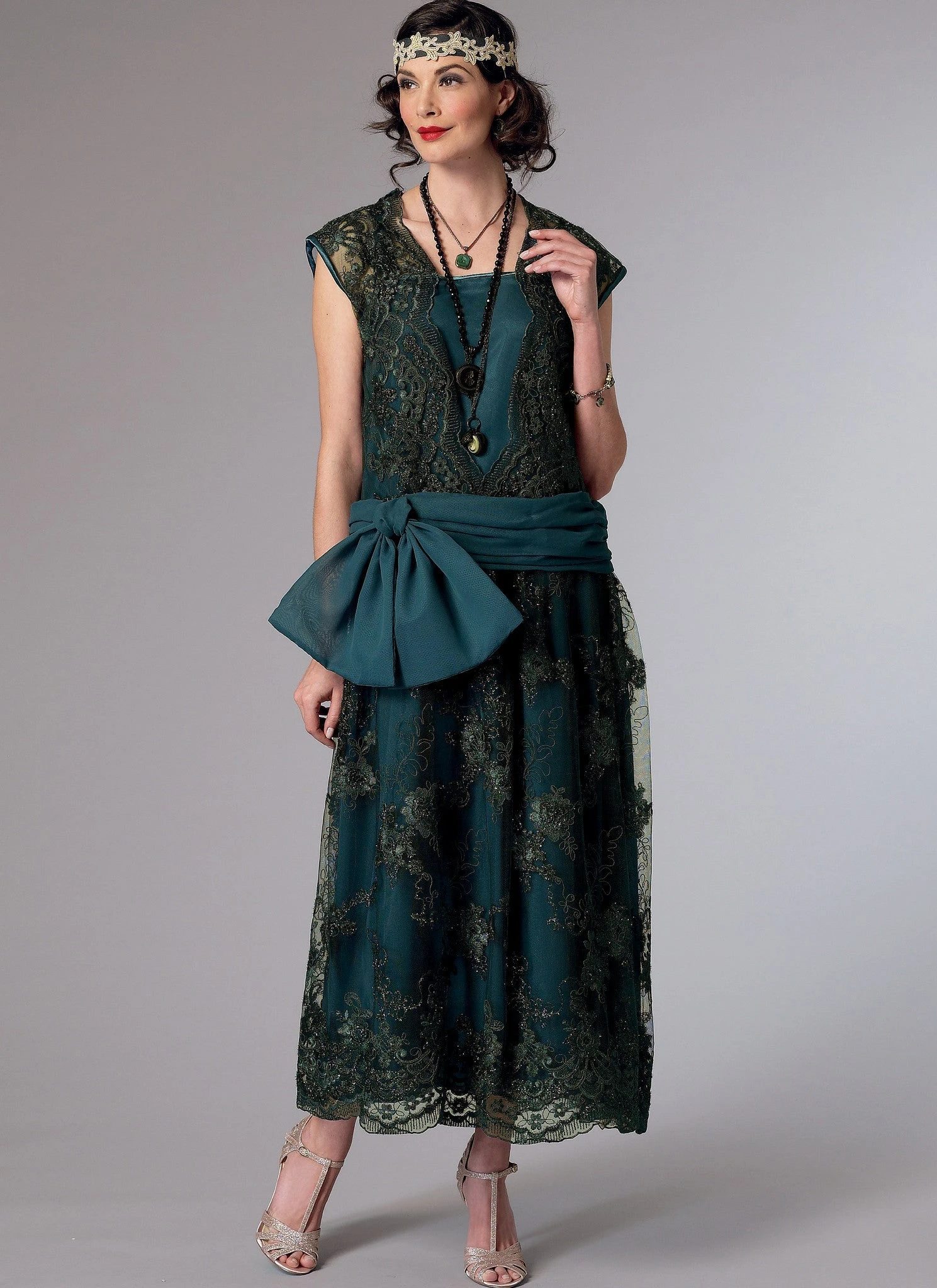 Butterick 6399 Women's 1920's Flapper Dress Pattern 3 Butterick 6399 Women's 1920's Flapper Dress Pattern - Image 3