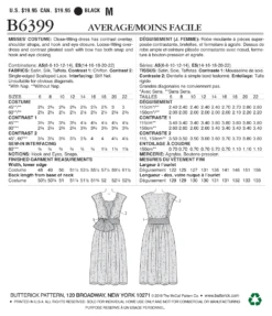 Butterick 6399 Women's 1920's Flapper Dress Pattern 10 Butterick 6399 Women's 1920's Flapper Dress Pattern -Jaycotts Shop B6399 1 74a06760 a488 4ce2 b733 437a764a2c33