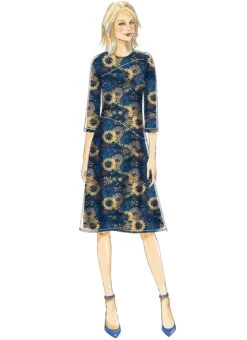 Butterick 6480 Misses' Dress Pattern -Jaycotts Shop B6480 02