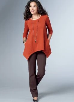 Butterick 6492 Misses' Loose Knit Tunics Pattern -Jaycotts Shop B6492 03