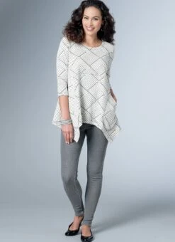 Butterick 6492 Misses' Loose Knit Tunics Pattern -Jaycotts Shop B6492 04