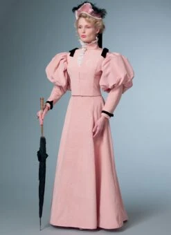 Butterick 6537 Women's Edwardian Top And Skirt Pattern -Jaycotts Shop B6537 01