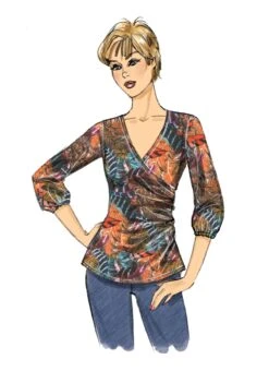 Butterick 6628 Misses' Top Pattern -Jaycotts Shop B6628 04