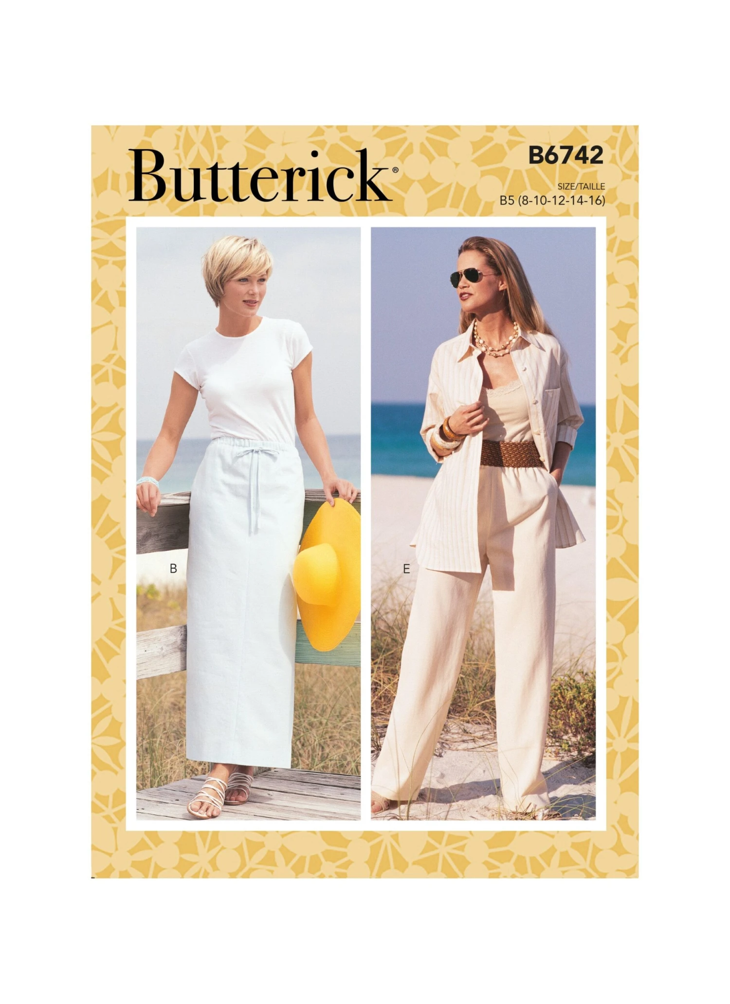 Butterick 6742 Misses'/ Petite Elastic-Waist Skirts, Shorts And Pants Pattern 2 Butterick 6742 Misses'/ Petite Elastic-Waist Skirts, Shorts And Pants Pattern - Image 2