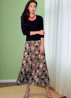 Butterick 6743 Misses'/ Petite Gored Skirts Pattern