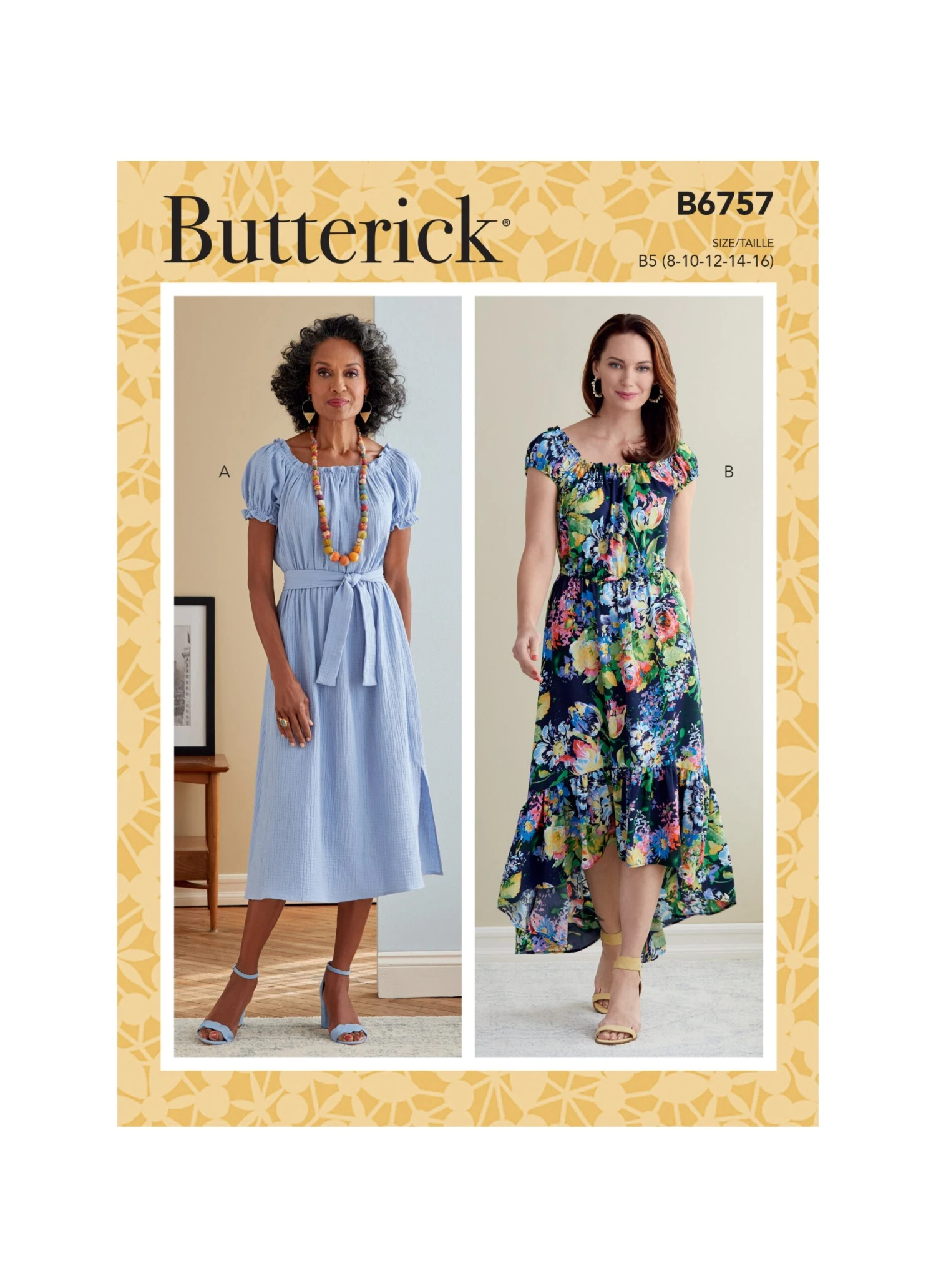 Butterick Sewing Pattern 6757 Misses' Dress 2 Butterick Sewing Pattern 6757 Misses' Dress - Image 2