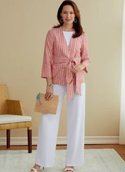 Butterick Sewing Pattern 6775 Jacket, Dress And Jumpsuits -Jaycotts Shop B6775 01