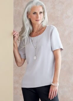 Butterick 6797 Misses' And Petite Scoop-neck Tops Pattern -Jaycotts Shop B6797 03