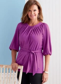 Butterick 6829 Misses' Tops And Sash Pattern -Jaycotts Shop B6829 product hires 01