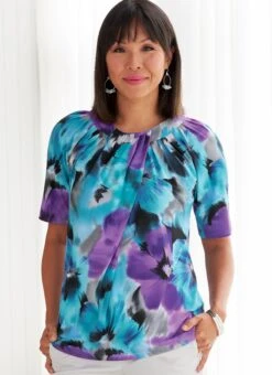 Butterick 6829 Misses' Tops And Sash Pattern