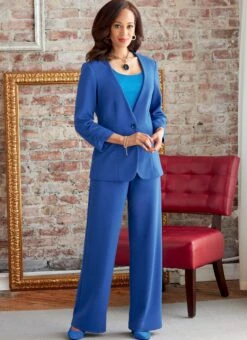 Butterick 6860 Misses' And Women's Jacket, Skirt And Pants Pattern