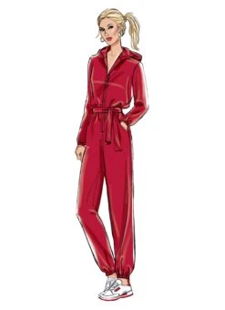 Butterick 6861 Misses' Jumpsuit, Sash And Belt Pattern -Jaycotts Shop B6861 product hires 02