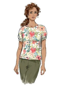 Butterick 6875 Tops Sewing Pattern -Jaycotts Shop B6875 product hires 03