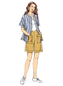 Butterick 6880 Shirts, Pants And Shorts Sewing Pattern -Jaycotts Shop B6880 product hires 02