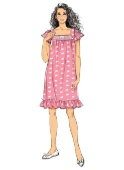 Butterick 6883 Easy To Sew Sleepwear Sewing Pattern -Jaycotts Shop B6883 product hires 03