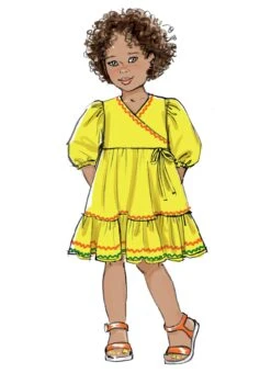 Butterick 6887 Children's Dress Sewing Pattern -Jaycotts Shop B6887 product hires 02