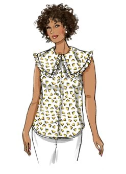 Butterick Sewing Pattern 6896 Women's Top -Jaycotts Shop B6896 product hires 02
