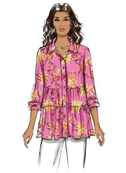 Butterick Sewing Pattern 6897 Misses' Top -Jaycotts Shop B6897 product hires 03