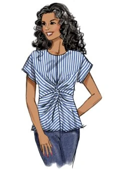 Butterick Sewing Pattern 6899 Misses' Top -Jaycotts Shop B6899 product hires 03