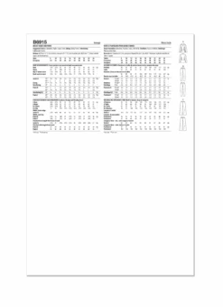 Butterick Sewing Pattern 6915 Misses' Suit -Jaycotts Shop B6915 envelope back
