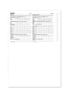 Butterick Sewing Pattern B6925 Misses' Tops By Palmer/Pletsch -Jaycotts Shop B6925 envelope back