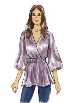 Butterick Sewing Pattern B6930 Misses' Top -Jaycotts Shop B6930 product hires 02