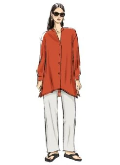 Butterick Sewing Pattern B6932 Misses’ Top And Pants -Jaycotts Shop B6932 product hires 02