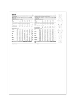 Butterick Sewing Pattern B6976 Misses' Lounge Set By Palmer/Pletsch -Jaycotts Shop B6976 envelope back