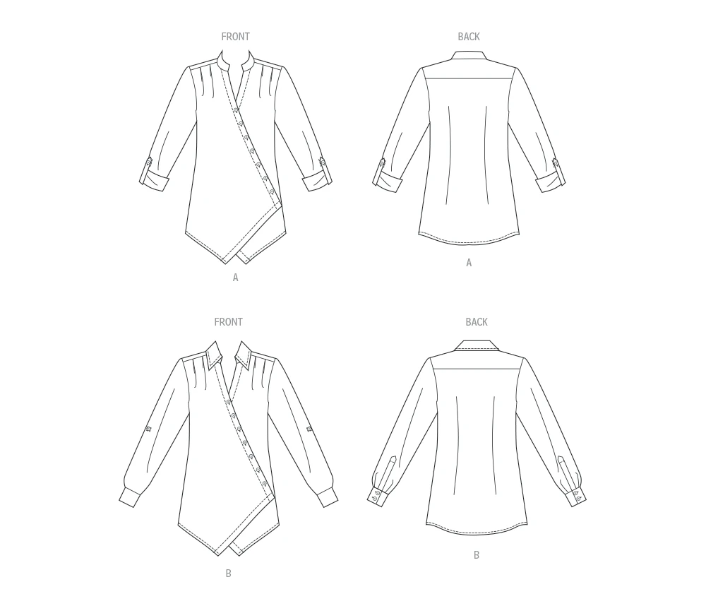 Butterick Sewing Pattern B6980 Misses' And Women's Shirt 8 Butterick Sewing Pattern B6980 Misses' And Women's Shirt - Image 8