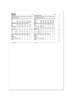 Butterick Sewing Pattern B6983 Misses' Dresses -Jaycotts Shop B6983 envelope back