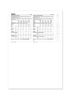 Butterick Sewing Pattern B6984 Unisex Shirts, Shorts And Pants -Jaycotts Shop B6984 envelope back