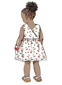 Butterick Sewing Pattern B6987 Toddlers' Dresses And Rompers -Jaycotts Shop B6987 product hires 02
