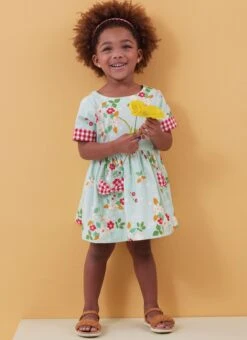 Butterick Sewing Pattern B6987 Toddlers' Dresses And Rompers