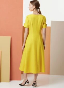 Butterick Sewing Pattern B7005 Misses' / Miss Petite Button Front Dress -Jaycotts Shop B7005 03