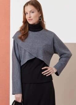 Butterick Sewing Pattern B7013 Misses' Knit Tops, Skirt, And Pants -Jaycotts Shop B7013 02