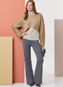 Butterick Sewing Pattern B7013 Misses' Knit Tops, Skirt, And Pants -Jaycotts Shop B7013 06