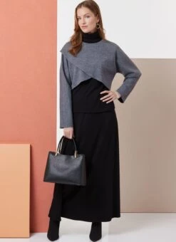 Butterick Sewing Pattern B7013 Misses' Knit Tops, Skirt, And Pants -Jaycotts Shop B7013 07